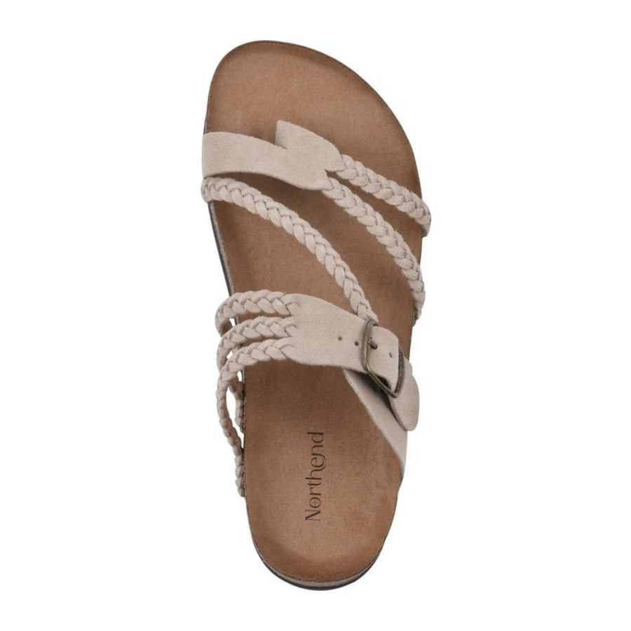 Lynda | Braided Cork Sandals