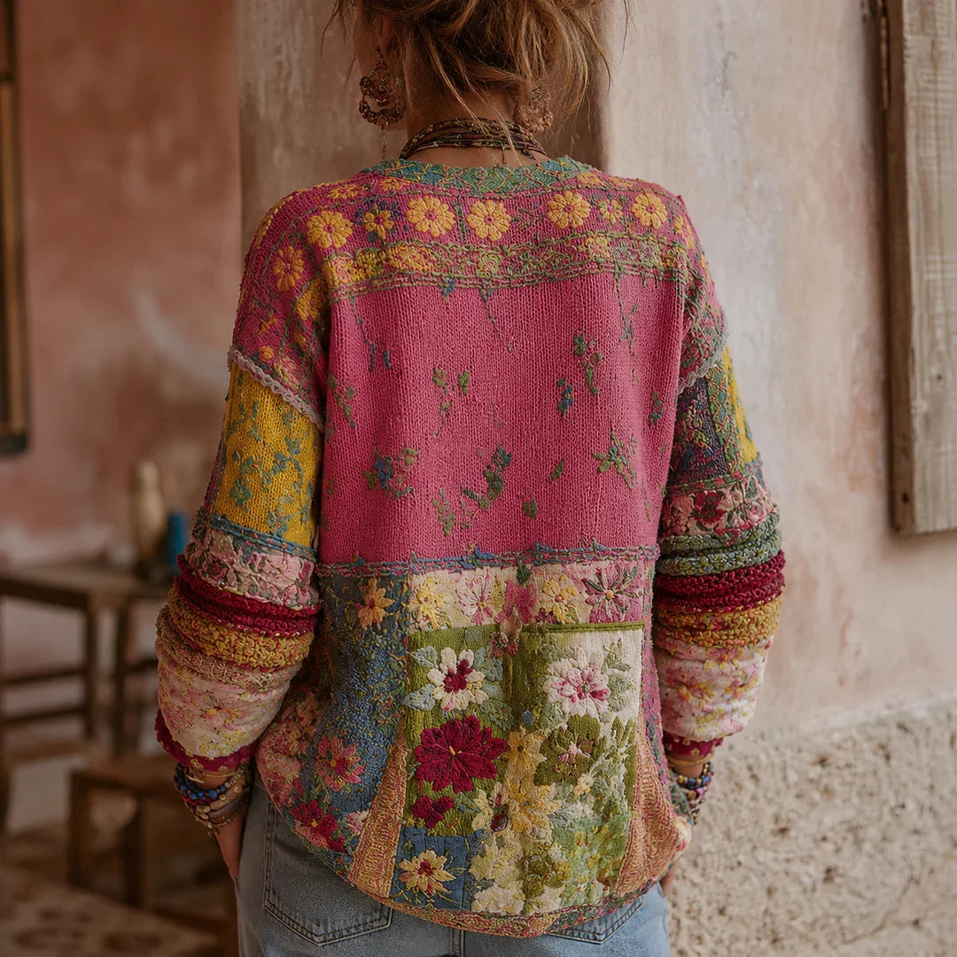 Fiora – Boho Knit Jacket