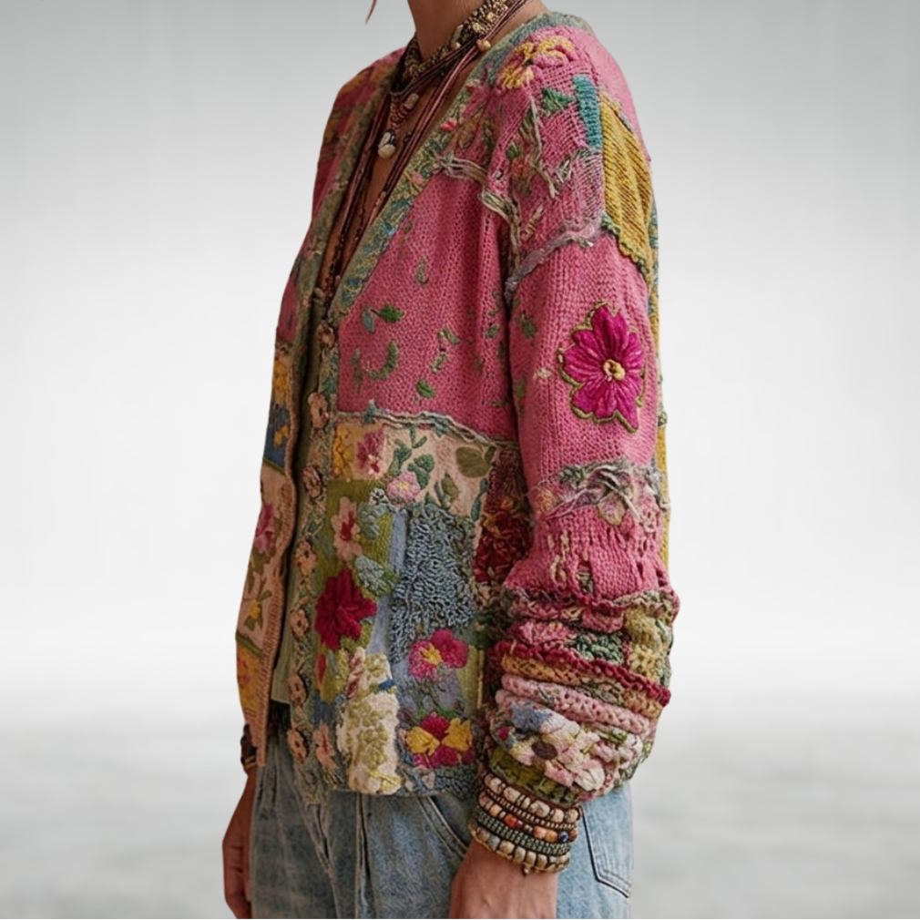 Fiora – Boho Knit Jacket