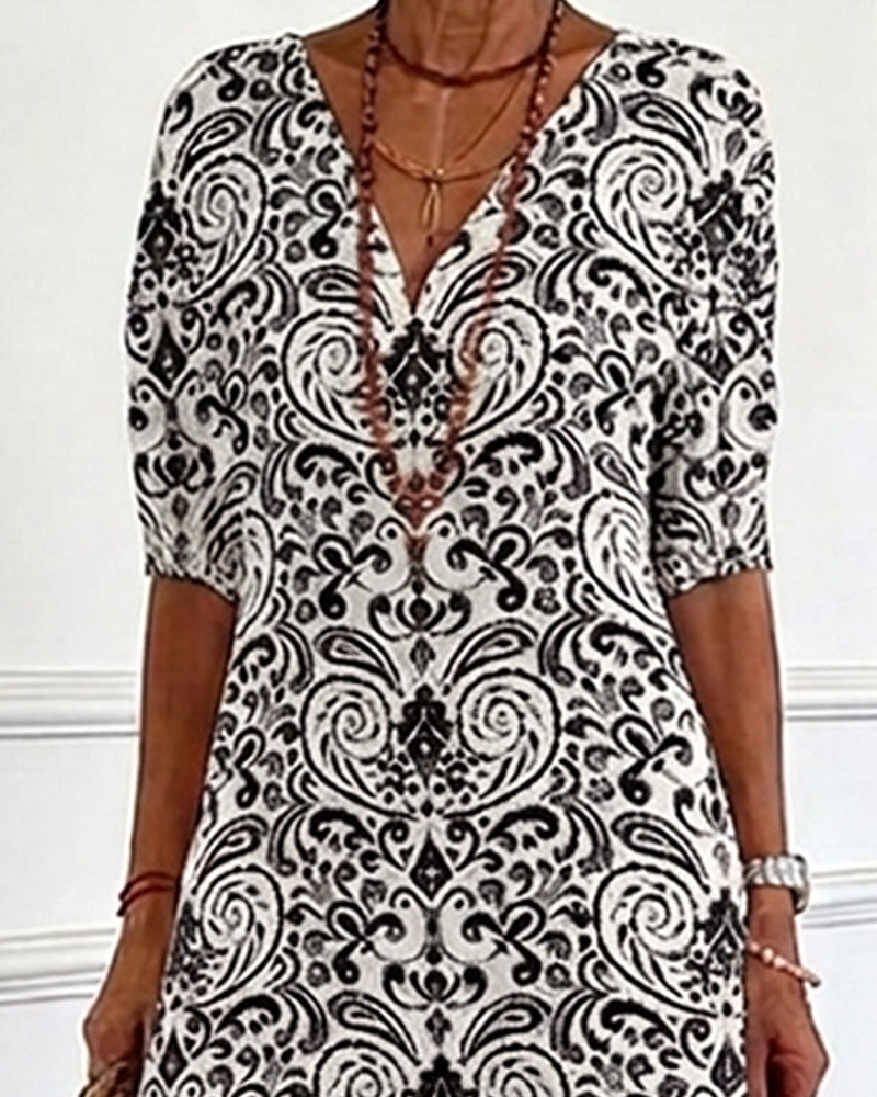 Elin | Vintage floral maxi dress