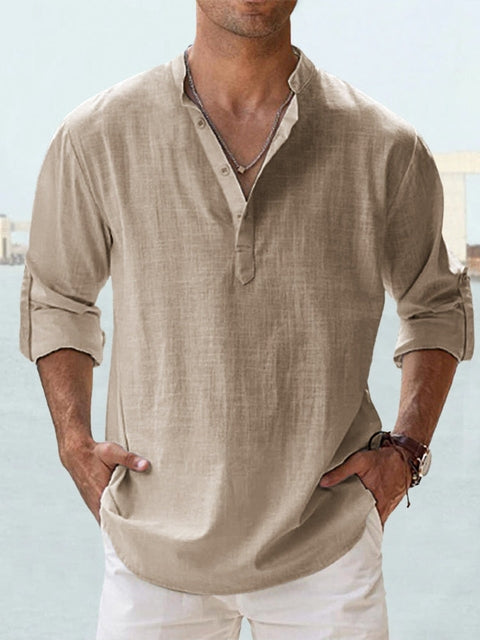 Leonard | Casual Linen Oversized Shirt